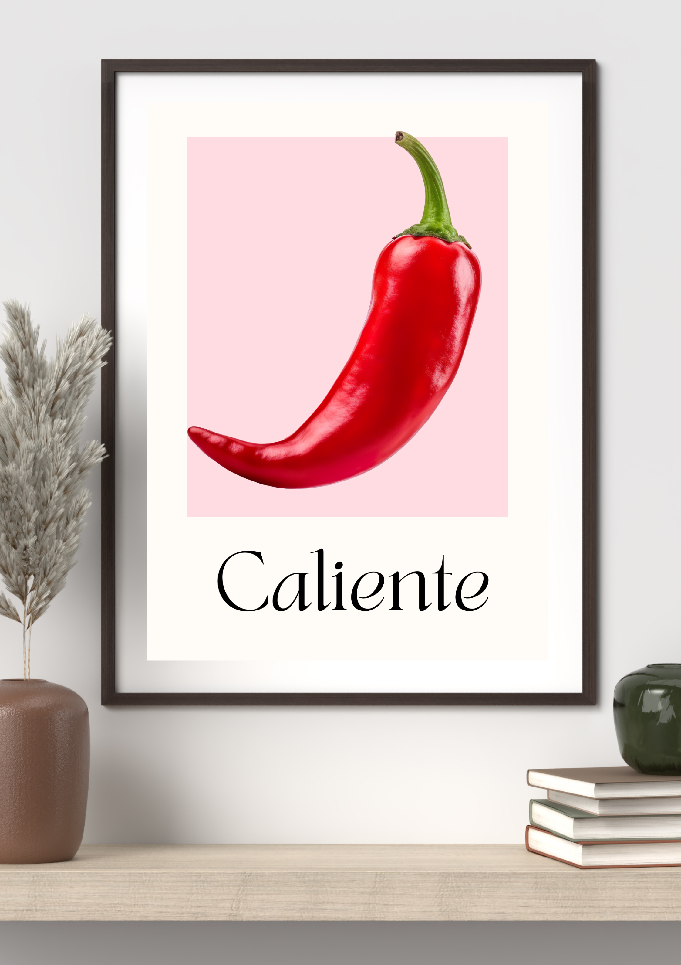 Caliente Red Chilli Print