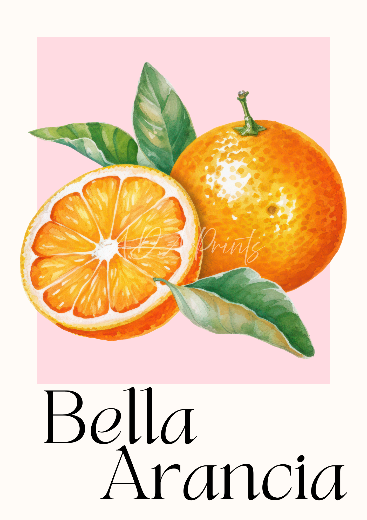 Bella Arancia Orange Print