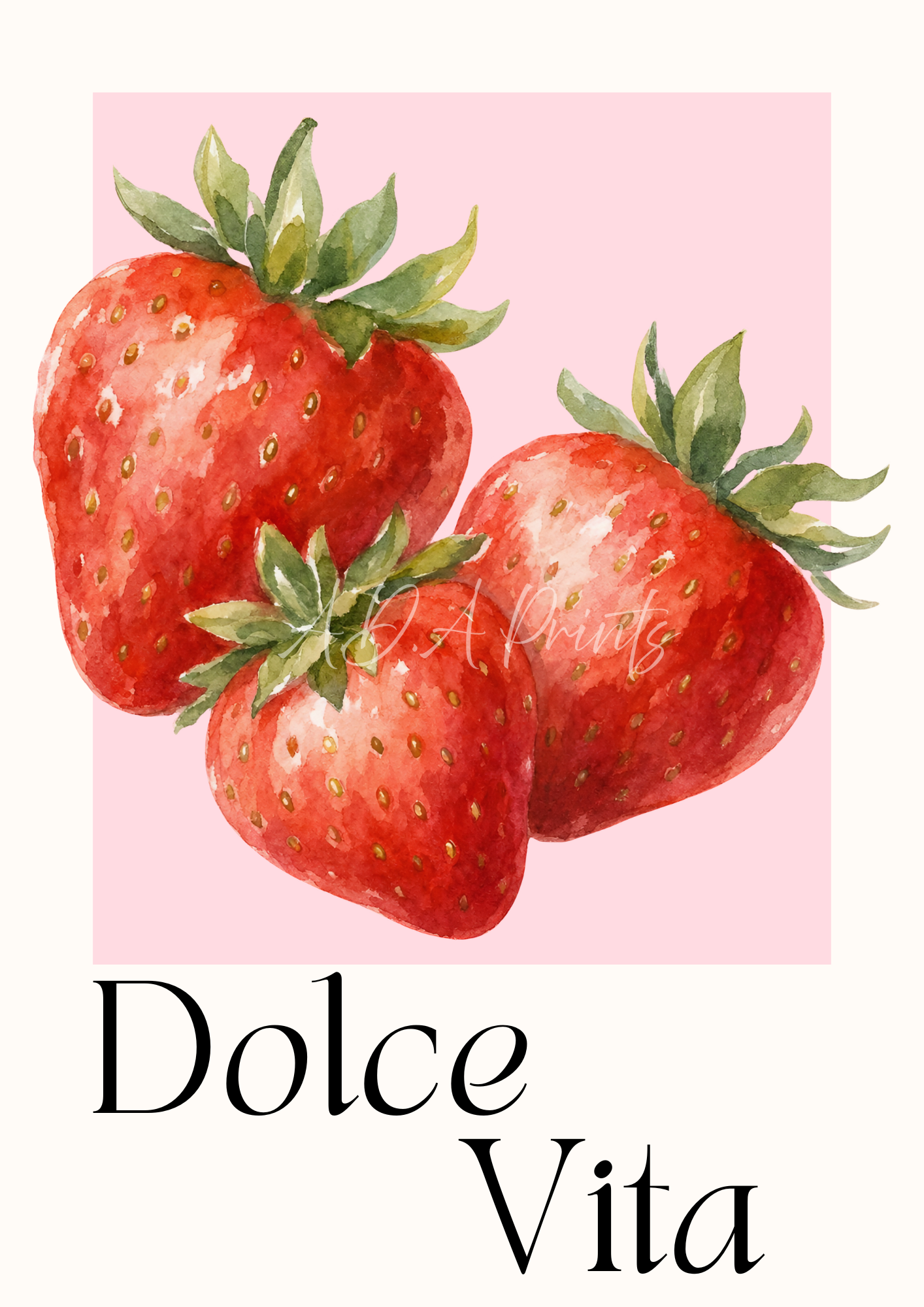Dolce Vita Strawberry Print